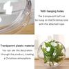 5PCS Large Capacity Christmas Transparent Ball DIY Bauble Ornament Christmas Trees Open Ball Box Home Party Gifts Box Decor