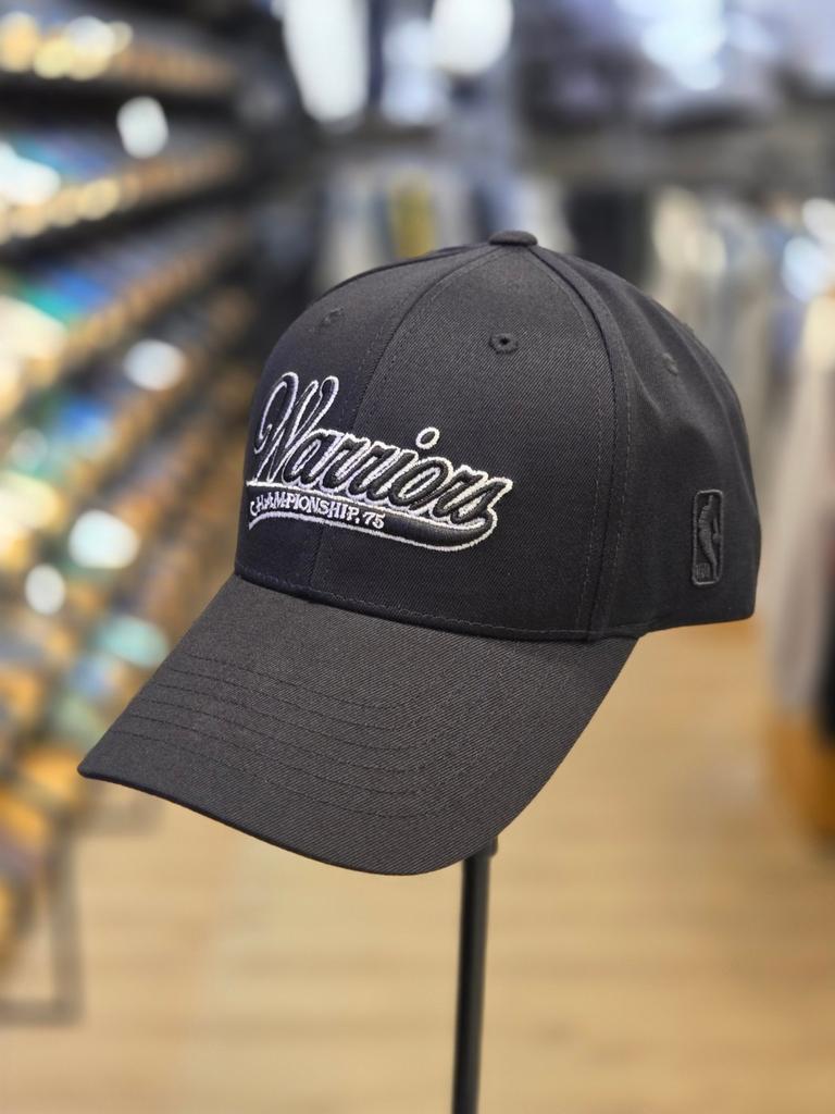 NBA Unisex GSW Team Cursive Embroidered Point Hard Ball Cap N255AP453P (19)