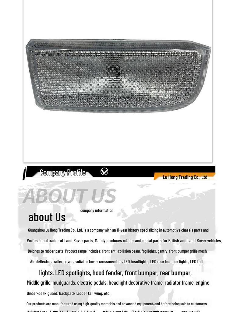 Compatible Tailgate License Plate Light for Land Rover Range Rover Executive 2010 (XFD000043 XFD000053)