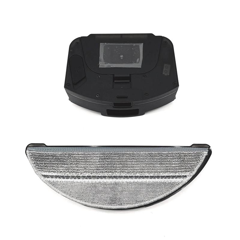 

LITE-For Bagotte BG950 Max/Ecozy RV-SG250B Compatible Replacement Water Tank& Mopping Module Bracket 1 Cloth Vacuum чорний