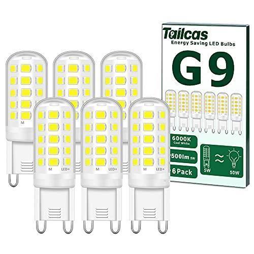 Ampoule LED G9 - Tailcas - 5W - Blanc Froid 6000K - 500LM - Non Dimmable