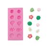 Flowers Leaf Silicones Molds Fondant Mould Pastries Baking Tool Resins Decoration Handmade Soap Molds Fondant Molds