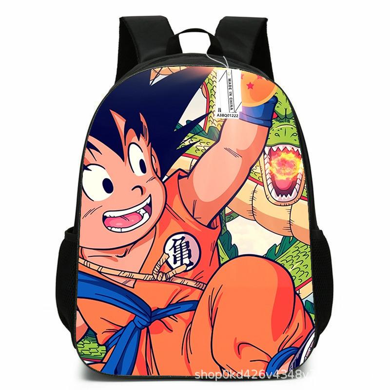 Dragon Ball Animation Cartoon School Bag Elementary and Secondary School Backpack Backpack Large Capacity Wukong Backpack