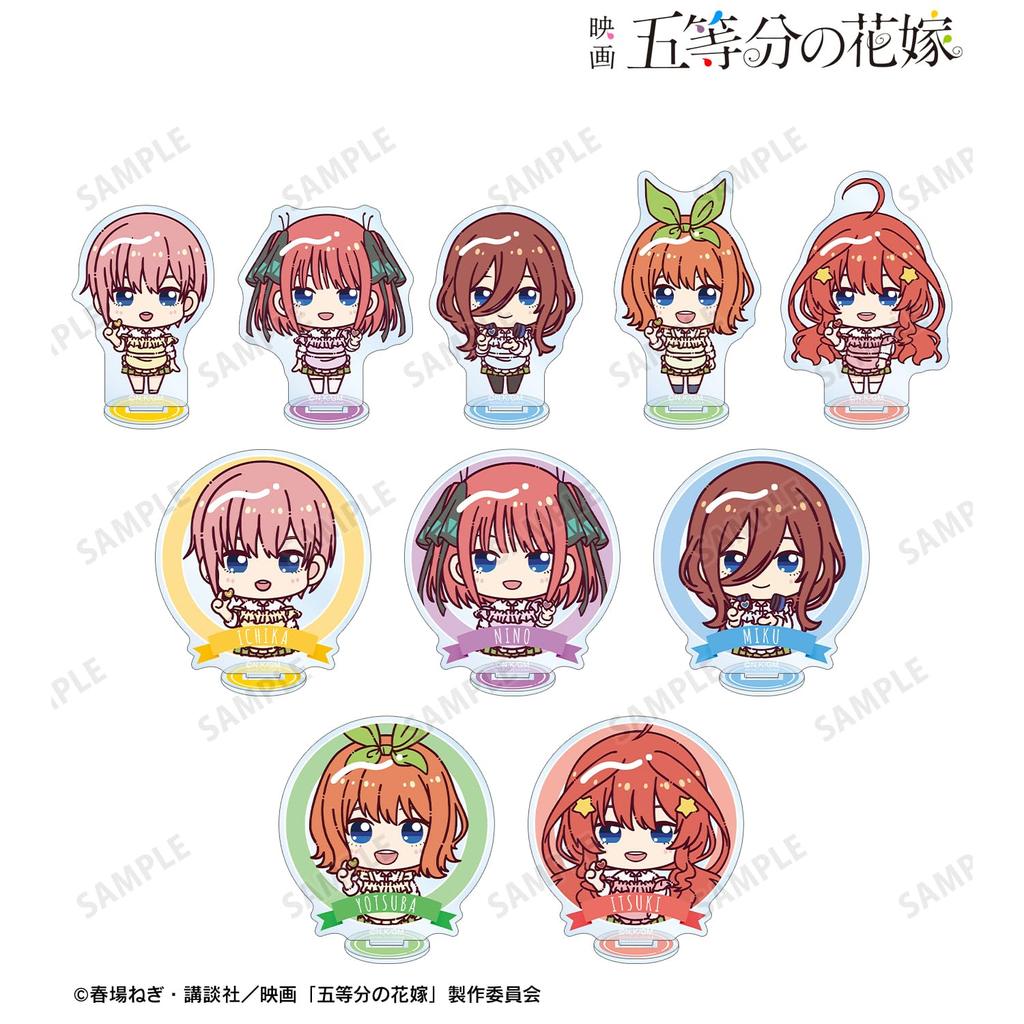 Armabianca Quintessential Movie Trading Acrylic Uniform Apron 72 X 65 X Box of 10 "The Quintuplets" Stands, Ver., Approx. 3mm,