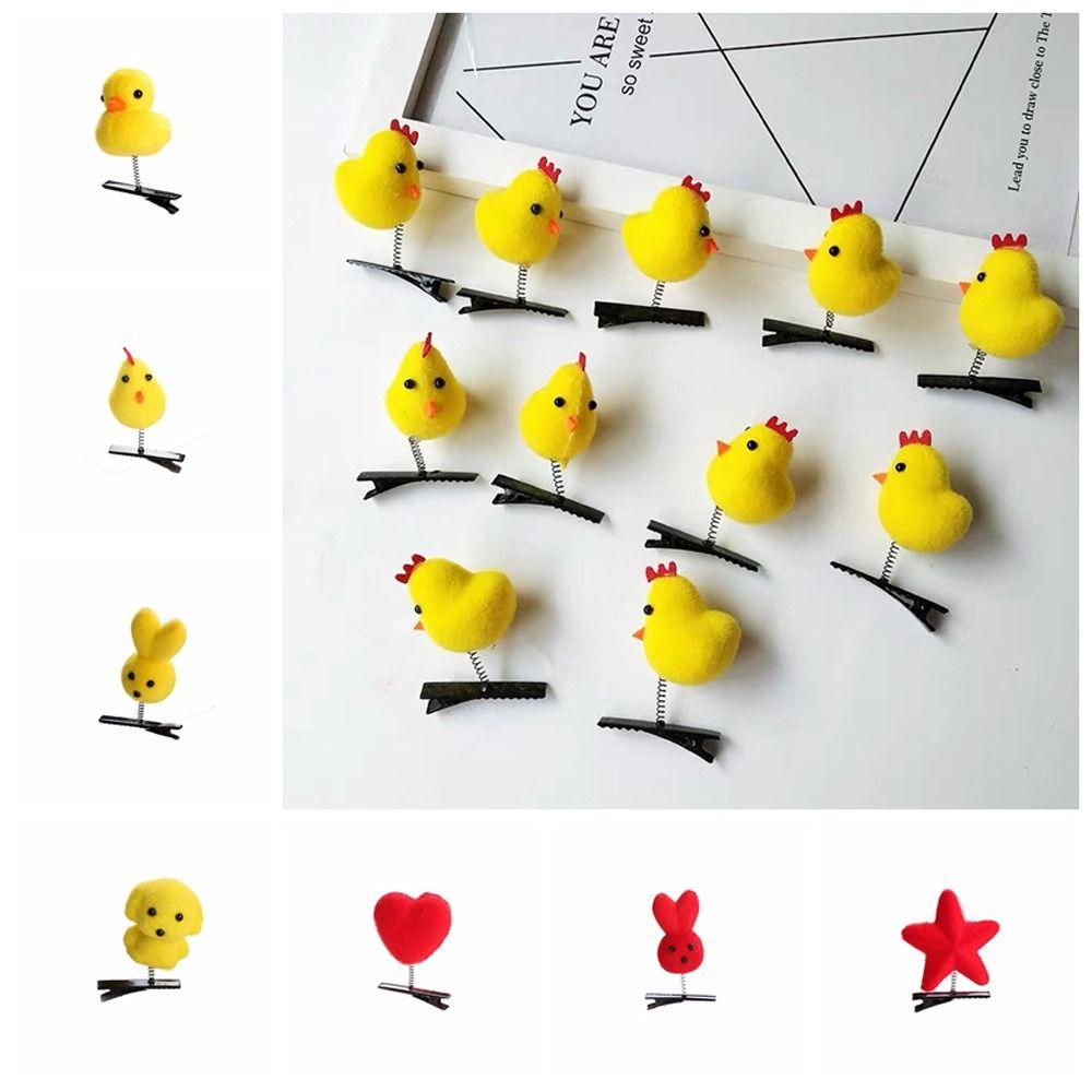 Rabbit Chicken Barrettes Star Duck Hair Clip Creative   Daily