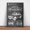 Mini Cooper Car Metal Tin Sign Pin Up Metal Sign Metal Decor Wall Sign Wall Decor (20cmx30cm)
