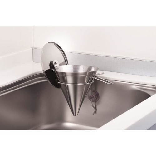 Hirosho Triangular Corner, Stainless Steel, 21.5 X 15 X 17.7 (including Lid)