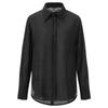 GIOVANNI VALENTINO Women's Long-Sleeve Casual Shirt