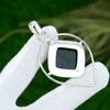 Natural Green Sunstone Gemstone Jewelry 925 Sterling Silver Pendant For Women