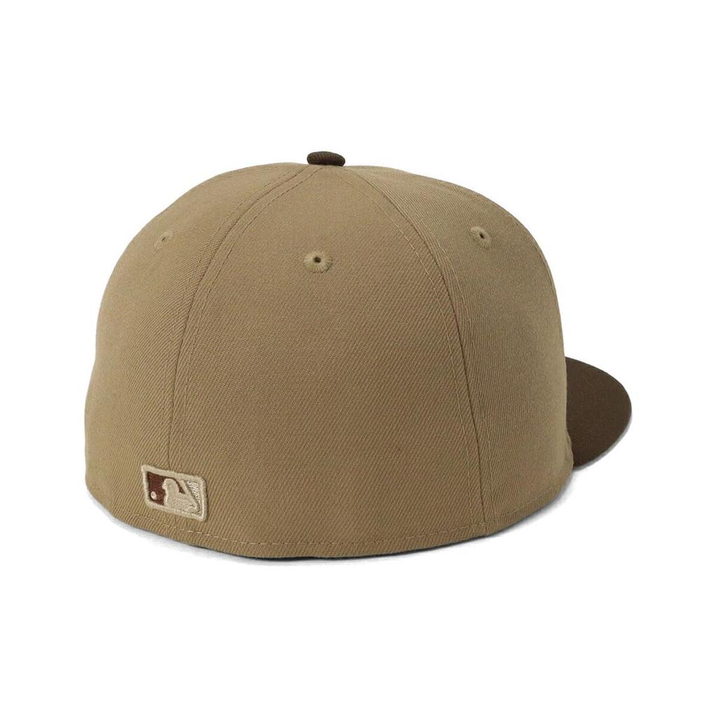 New Era 59FIFTY Cap by MLB San Diego SD Under Exclusive to and Flat Summer Sun UV Stylish Various Styles (70900053, NER35C4807) Padres, Khaki/Walnut