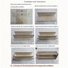 67Holes Wall Mount Premium Wooden Brush Holder Artist Desk Organizer Pencil Paint Brushes Display Storage Box Paint Brush Holder