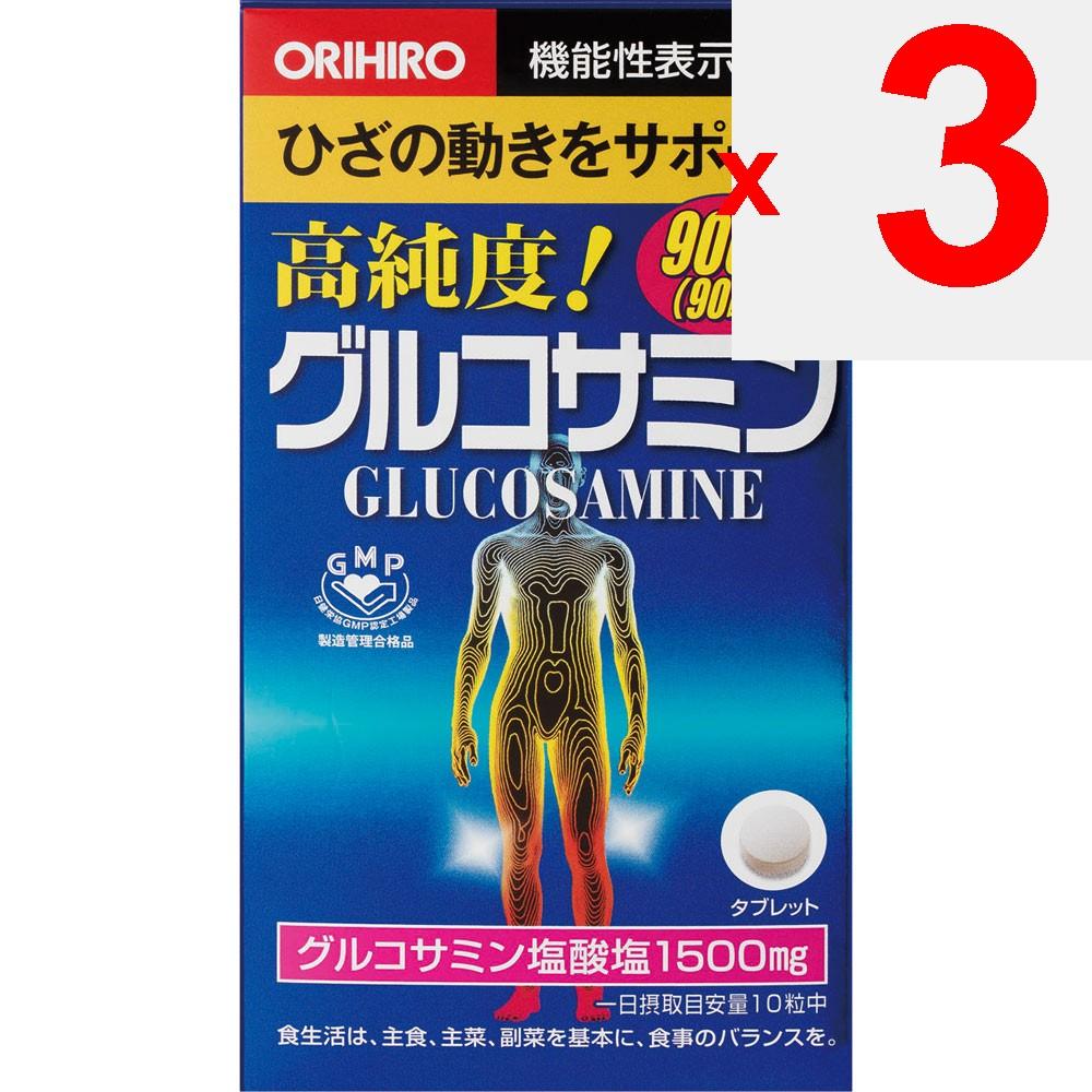 Orihiro High-Purity Glucosamine Tablets Value Size 900 Tablets Joint & Muscle Relief Glucosamine