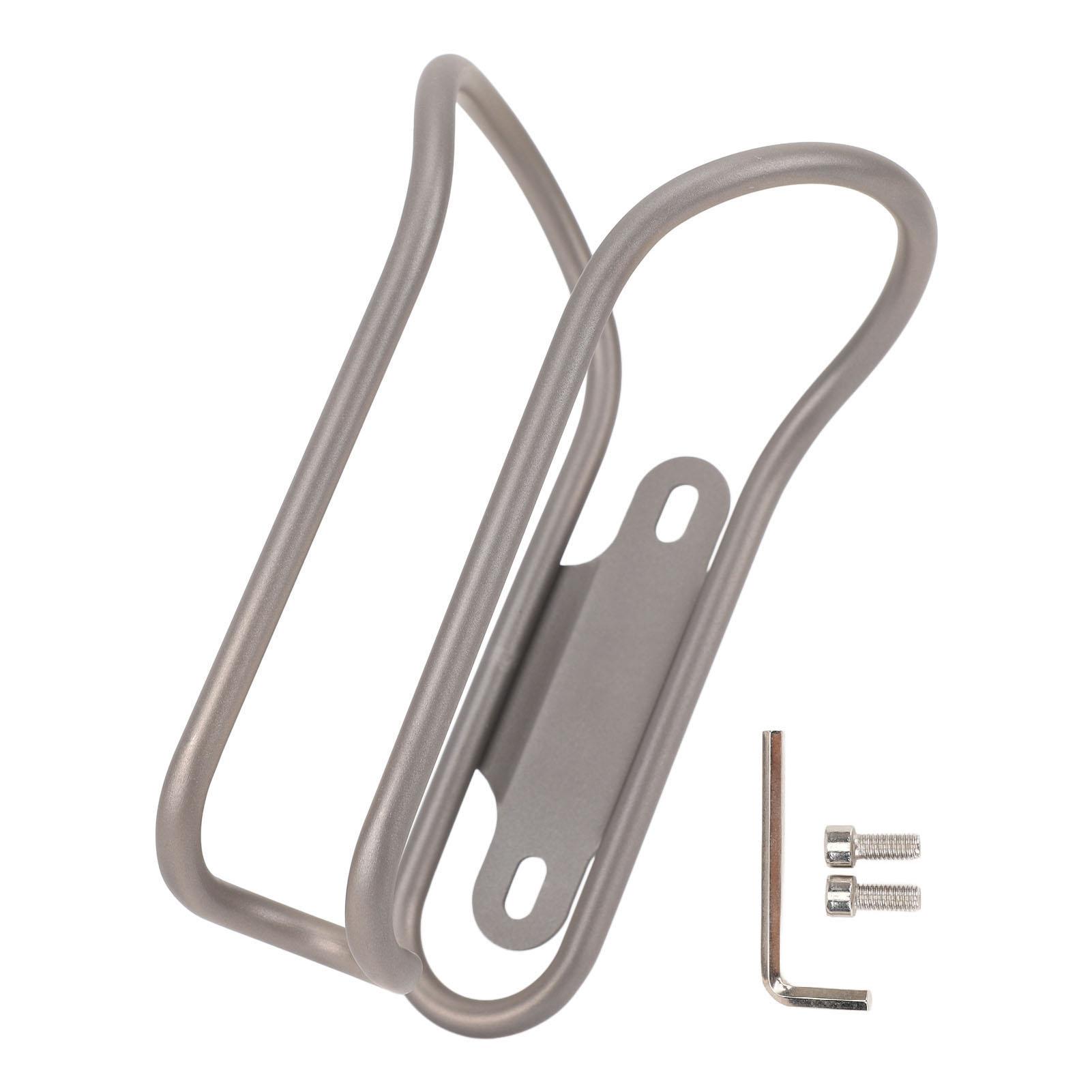 

Water Bottle Cage Ti Alloy Lightweight Secure Fixation High Strength Water Cup Cage Holder Bracket f
