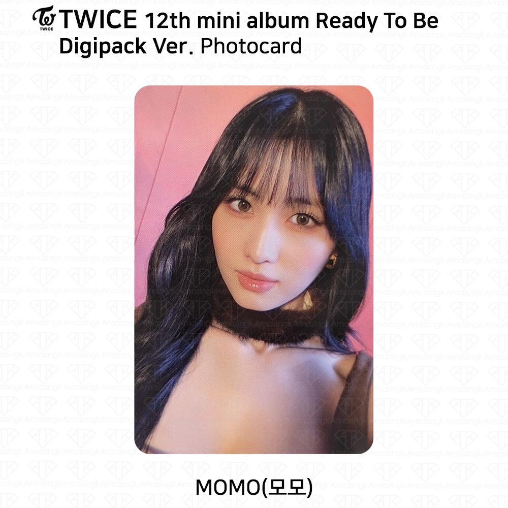 

TWICE 12th Mini Album Ready To Be Photocard Message Card Poster Листівка Momo Photocard - Digipack ver.