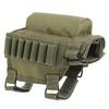 Nylon Butt Stock Rifle Ammo Pouch Shotgun Holder Cheek Rest (Army Green)
