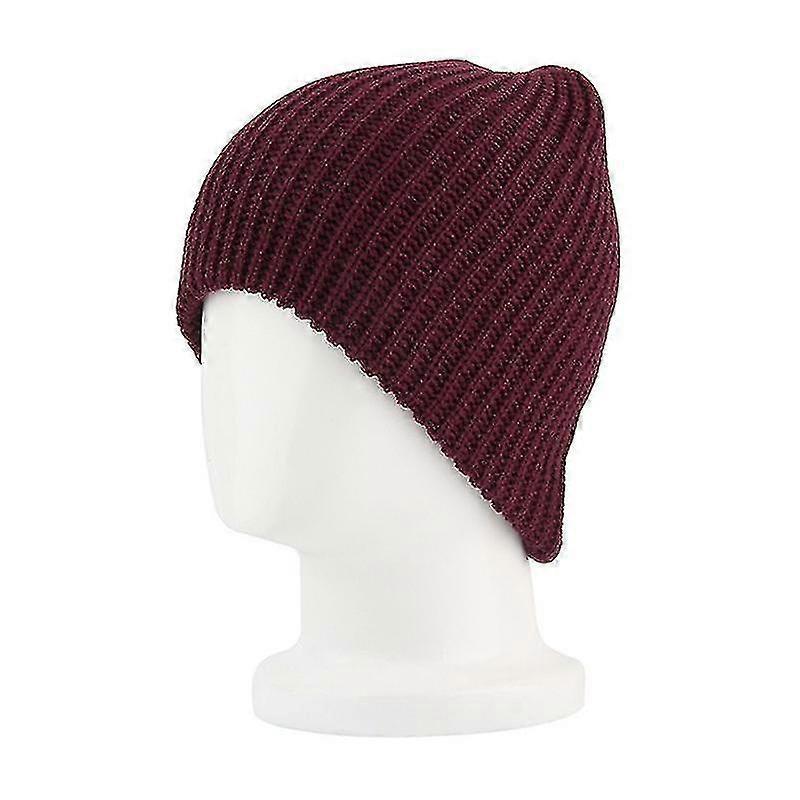 Men Knitted Slouch Beanie Hat Skull Baggy Winter Warm Oversize Skateboard Cap