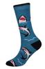 Cansok Animal Print Shark Casual Cotton Sock Set Men's Socks, Set, 5-Pair (Shark (4-Pair))
