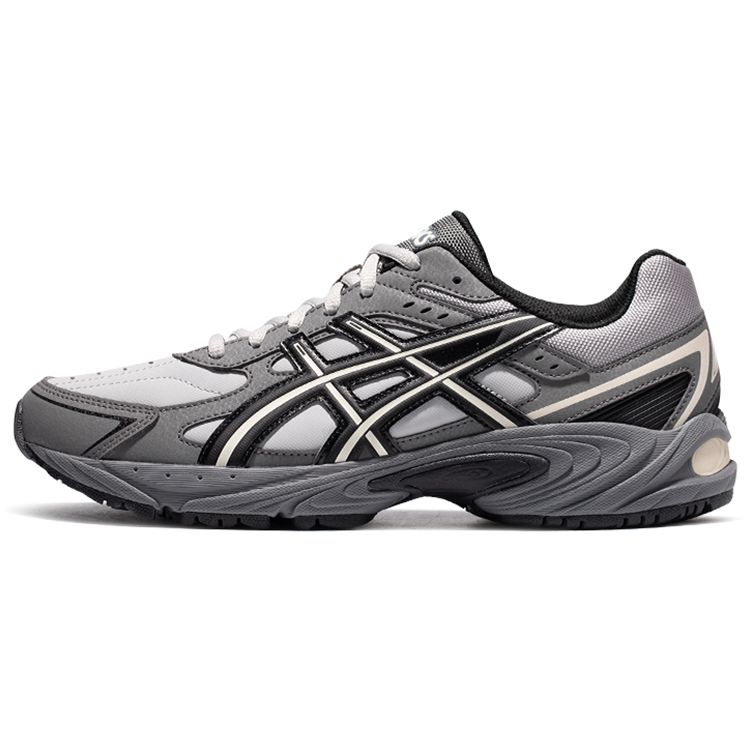 Asics Gel-170Tr Comfortable Fabric Synthetic Leather Low-Top Running Shoes Unisex Sneaker Gray Black 1203A175-020