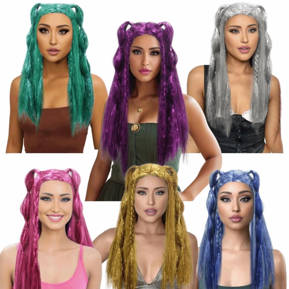 Synthetic Braided Bangs Hairpiece Fashion Halloween Cosplay Wig Celebration Hairstyles