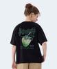 Yosemiti Strawberry Digital Print Short Sleeve T-Shirt Black Yt-3Y25
