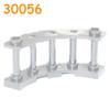 City Accessories Building Block MOC Part Fence Railing Stair Barrier Ladder Guard Bar Castle Garden Farm Assemble Brick 30056