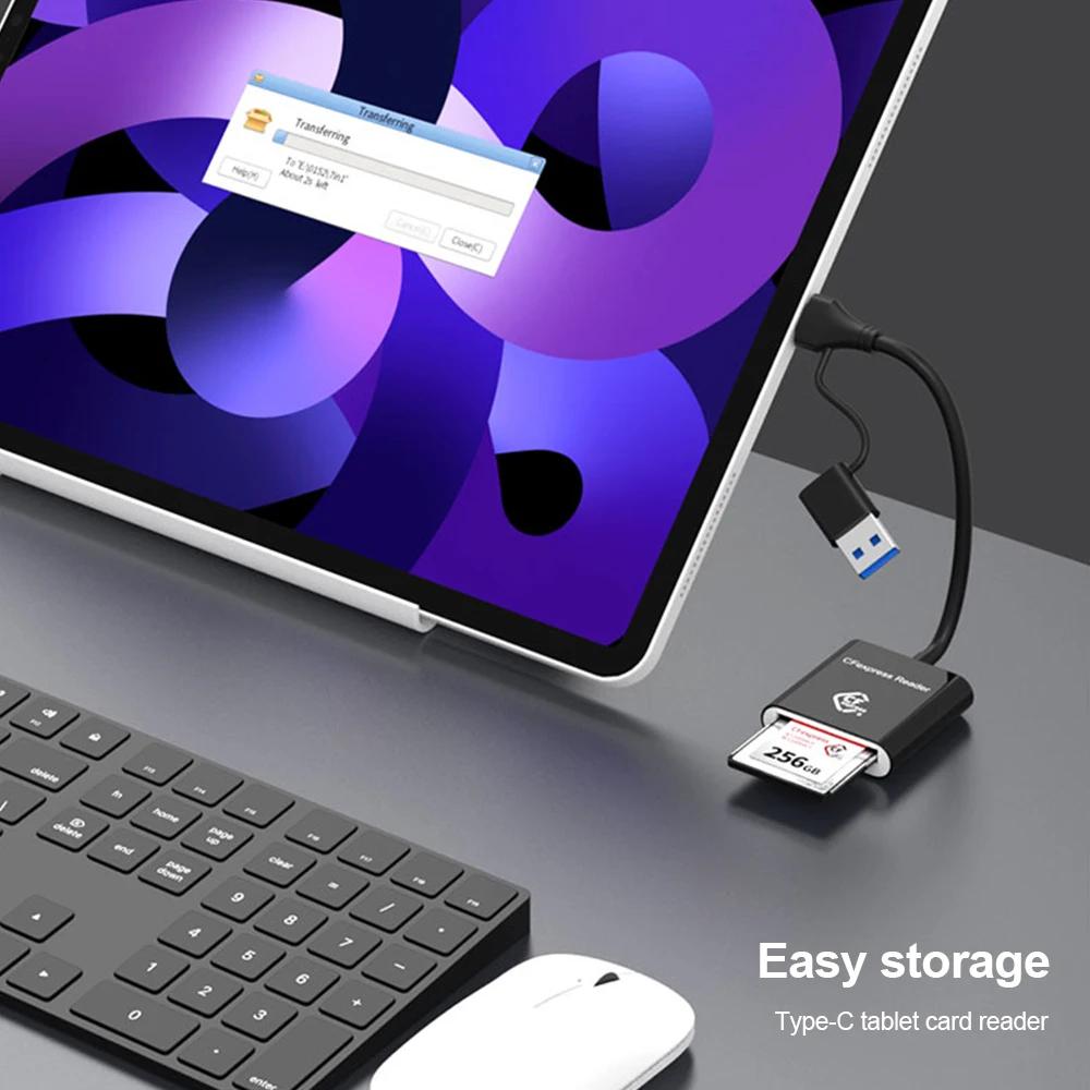 10Gbps CFexpress Type B Card Reader Writer USB3.2 Gen2 USB-C CFe Card Reader for Android Windows XP/Vista/7/8/8.1/10/11 Mac OS