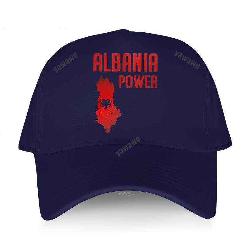 Baseball Cap Spring Summer Solid Sunhat Fashion Adjustable Albania Power Albanian Flag Map Dad Hat Cotton Outdoor Brand Caps