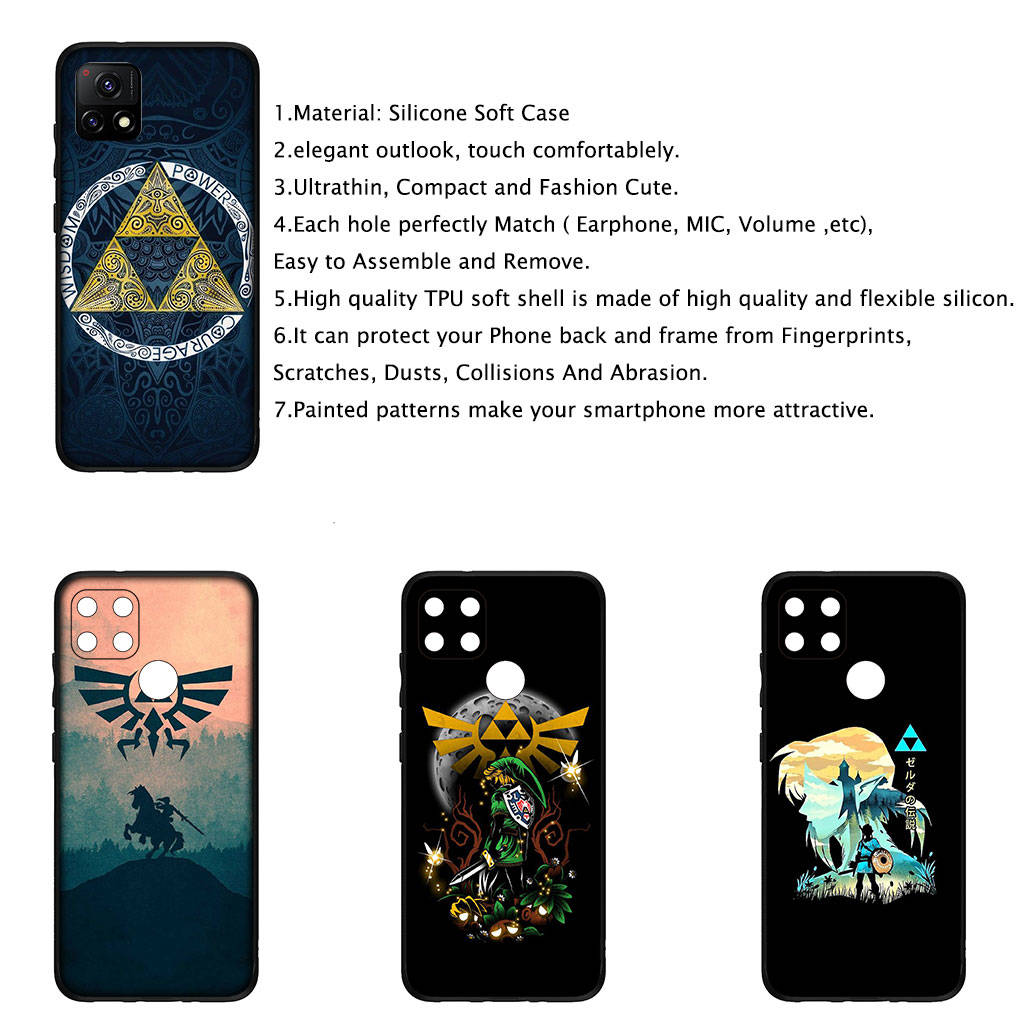 Cover for iPhone 16 15 Xiaomi Redmi Note 14 13 12 11 Pro Max X 8 9 16e Samsung Galaxy S25 S24 S23 Moto G85 G75 OPPO Huawei Legend of Zeldas Phone Case