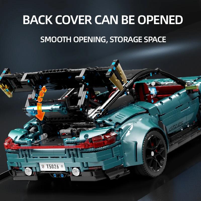 3389PCS Sport Car Building Block City Speed Technology Car Model Bricks Desktop Decoration Ornaments Kids Educational Toys Gifts