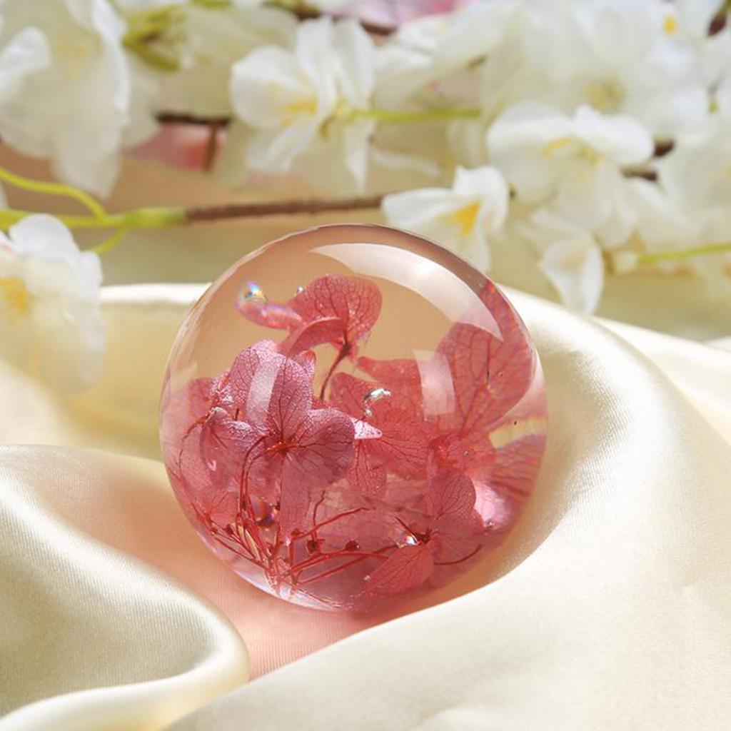2 Pieces DIY Sphere Shape Ornament Craft for Polymer Clay, Crafting, Resin Epoxy, Jewelry Making,