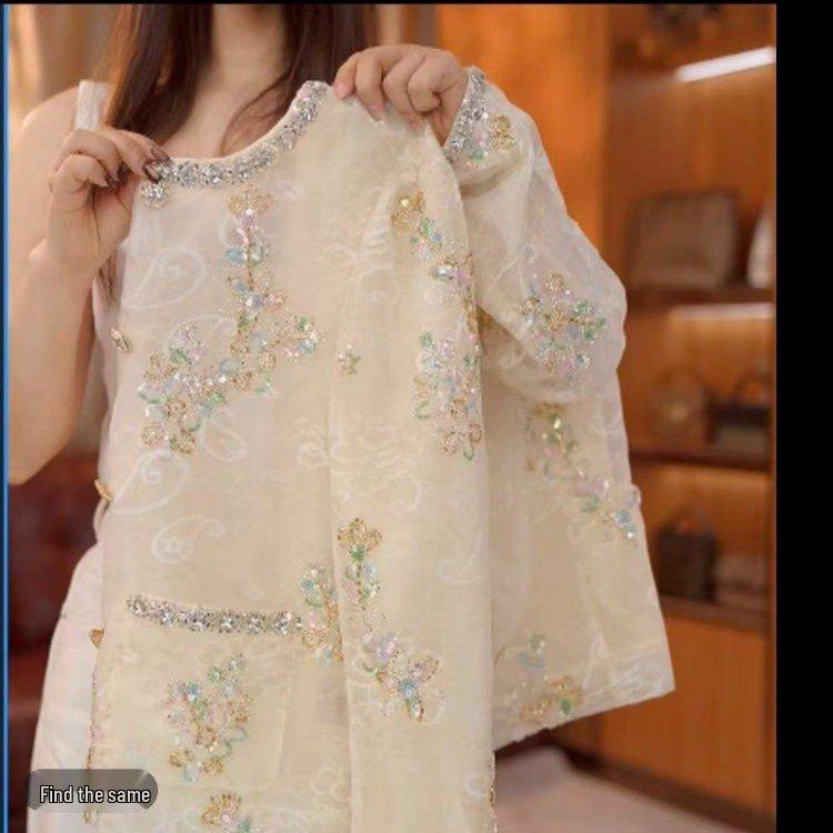 Elegant Spring Coat: Modern Chinese Style for Middle-Aged & Elderly Women 2XL