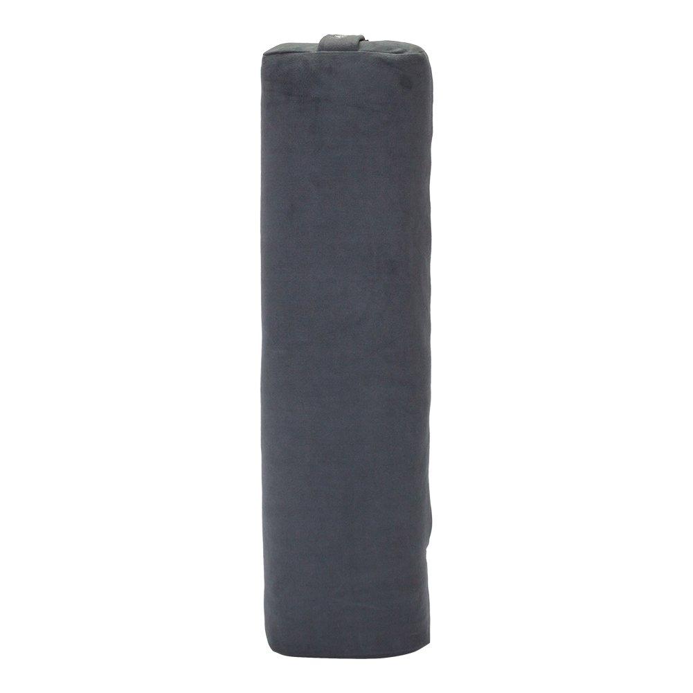 Manduka Enlight Lean Bolster Yoga Support for Yoga and Stretching Props, Thunder, 43101A022, Cushion, [Used]