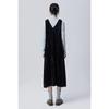Benetton Velvet Stripe Line Dress Baop01611