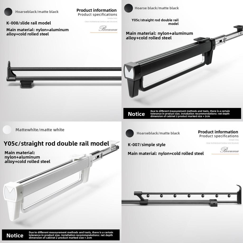 Stainless Steel Closet Sliding Pants Organizer With Aluminum Alloy Frame For Bedroom Use