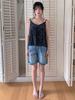 KOOLKITTEN Retro Low Bermuda Denim Shorts (Light Indigo)
