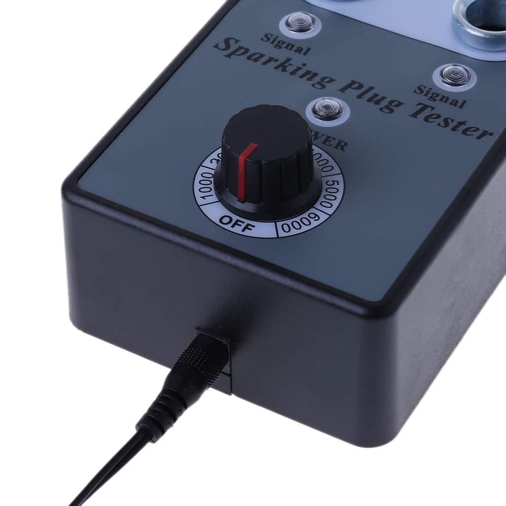 Tester per Candele con Doppio Foro Regolabile Tester di Accensione Tester di Circuito