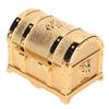 Vintage Jewelry Box Gold Color Retro Style Zinc Alloy Scratch Proof Small Jewelry Box for Rings Earrings Necklace S