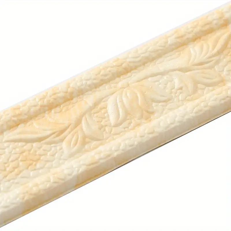 1PC 4X230CM 3D Wall Trim Line Skirting Border Self Adhesive Baseboard Wallpaper Hallway Ceiling Decor Anti-collision Corner Line