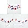 Usa Felt Banner Garland With Star Stripes For Independence Day Home Decor