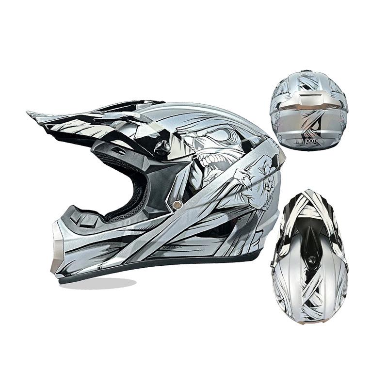 

Сертифікований DOT Позашляховий/Пляжний Мотошолом для Молоді та Картингу M (56-57CM)