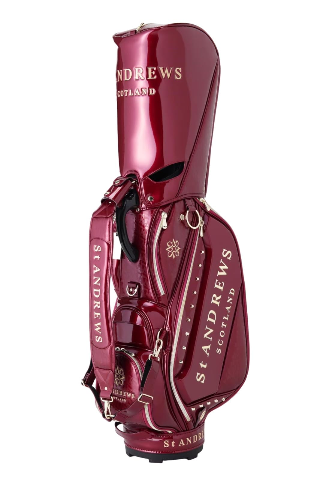 

Continuing standard product Caddy bag 46 6 cart Golf CB [St. Andrews] [Enamel series] (9.5 type, inch, caliber, type) / / 042-3980811 070_Bordeaux