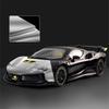 1/24 Ferrari SF90XX SF90 Alloy Sports Car Model Diecasts Metal Racing Super Vehicles Car Model Simulation Sound Light Childrens Toy Gift
