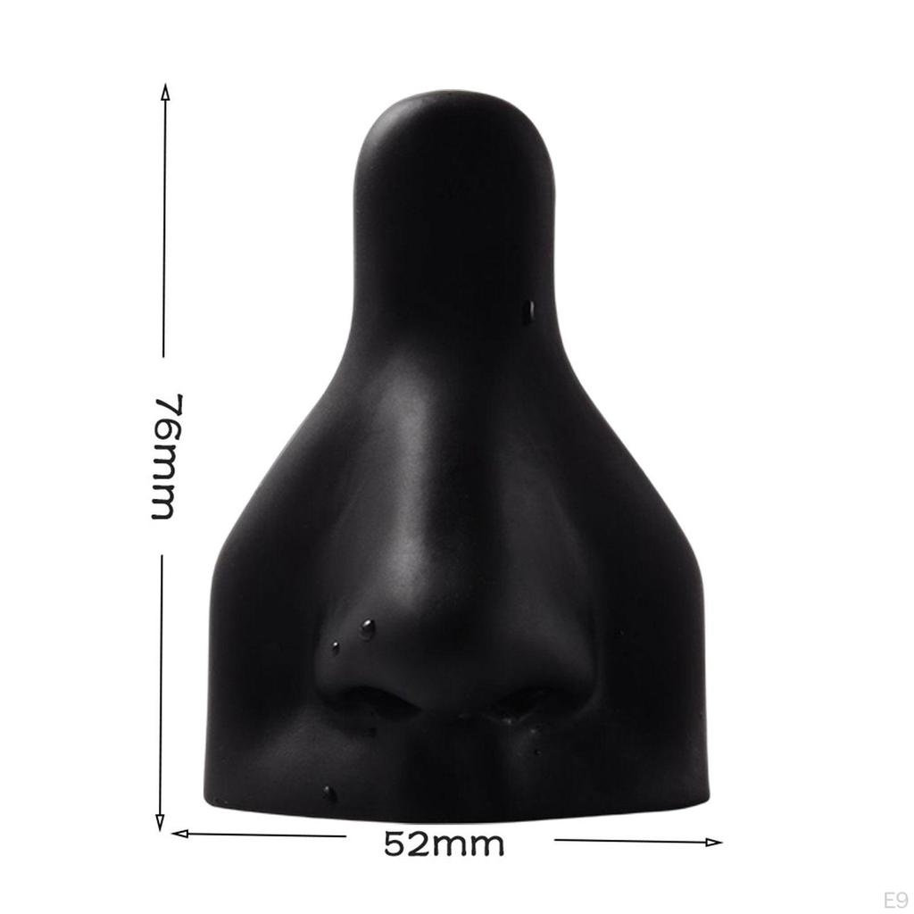 Soft Silicone Nose Model Body Display Props Flexible for Practice Teaching Instructions Jewelry