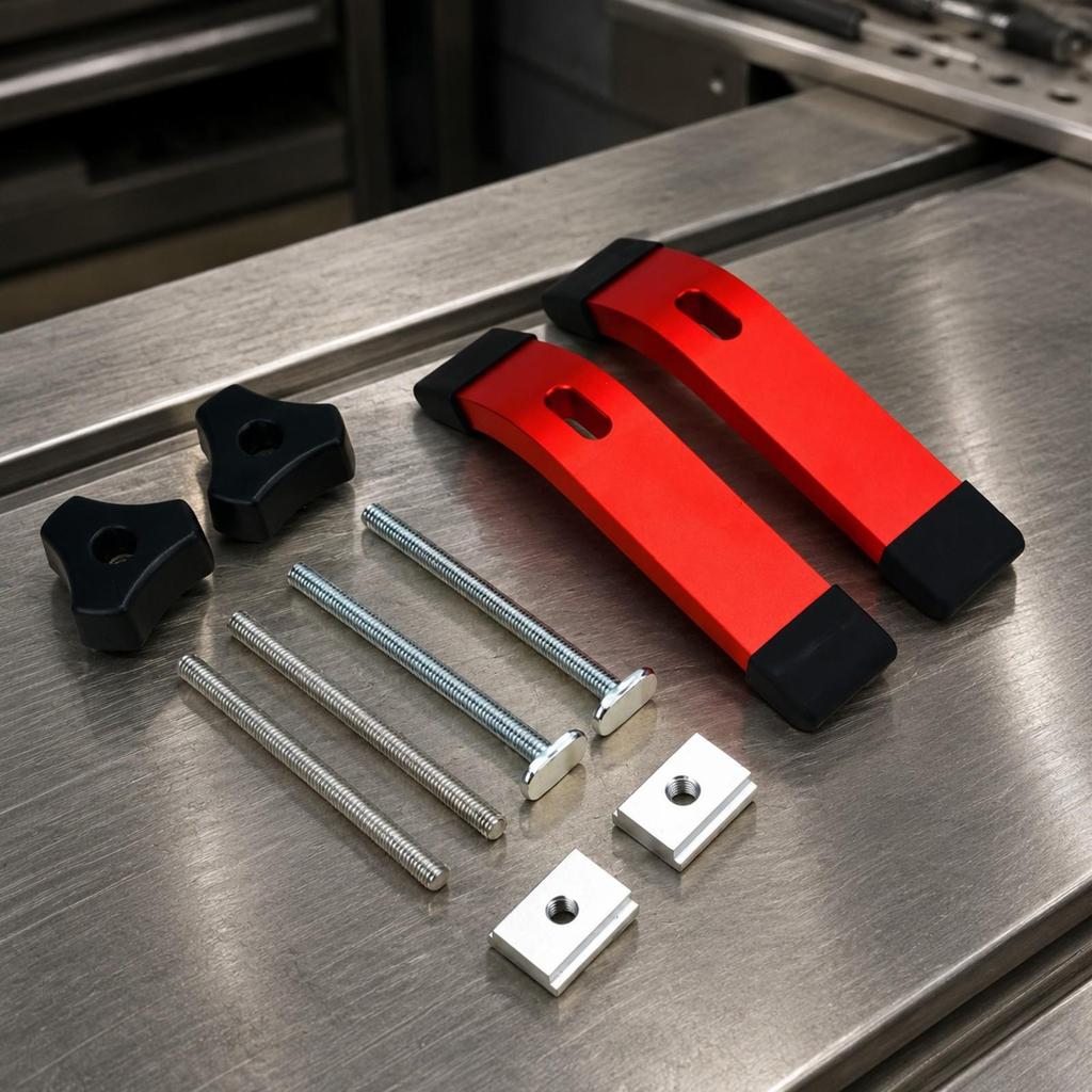 2 Pieces T-Slot Clamp Bar with Hardware Sturdy Heavy-Duty