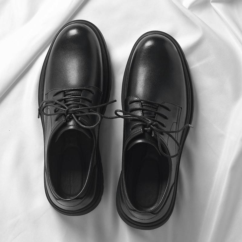 Fashion Leather Shoes For Man Genuine Leather Casual Shoes Fashion Business Oxford Shoes High Quality Designer Work Shoes