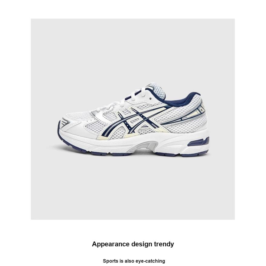 Asics Gel 1130 GS Wit Middernacht Kinder Sneakers 1204A163-101