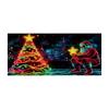 Christmas Fluorescent Door Frame, Door Cover Background, Holiday Party Decoration, Christmas Decoration Hanging Cloth