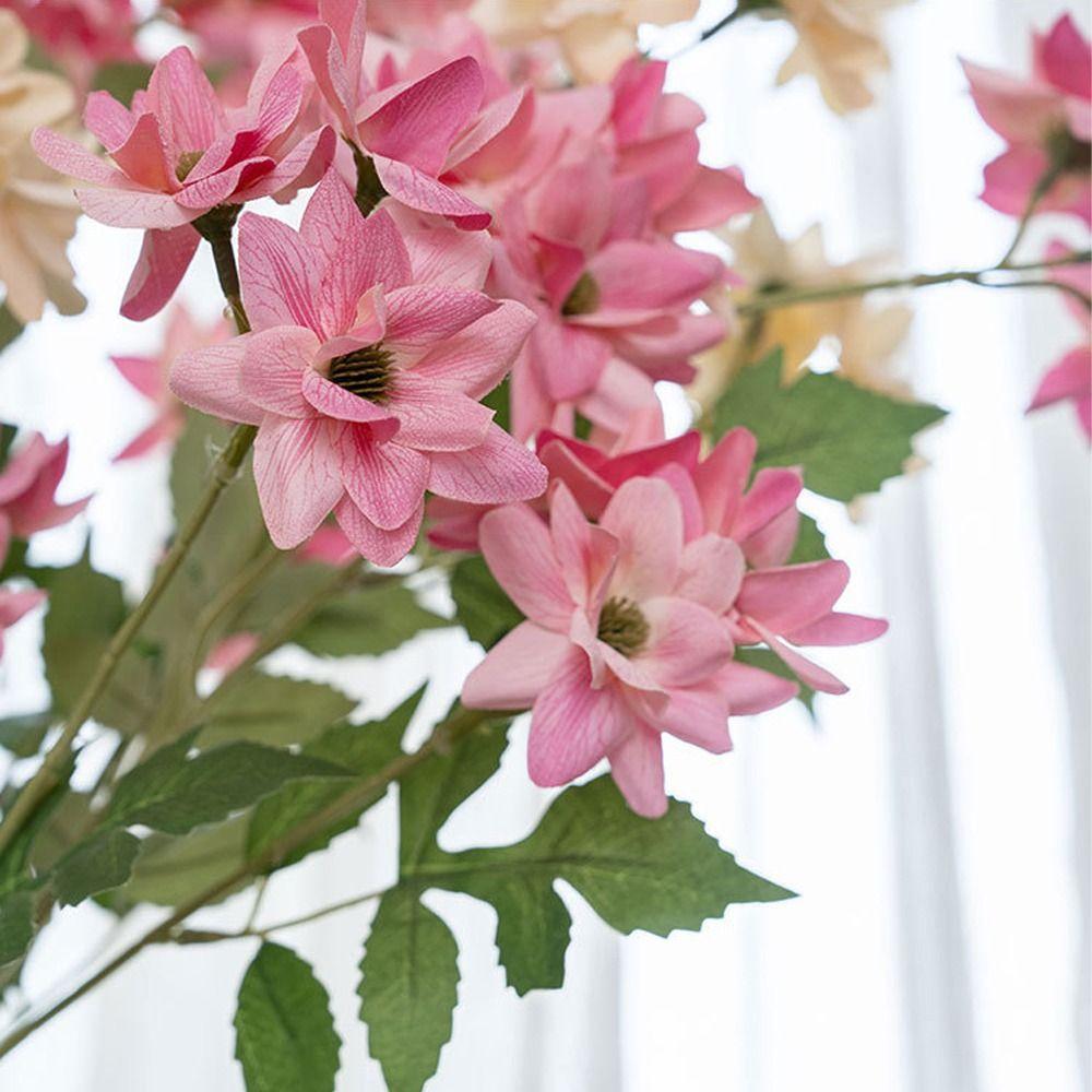 Beautiful Silk  Simulation Jasmine Real Touch Fake Flower  Office Desktop Decoration