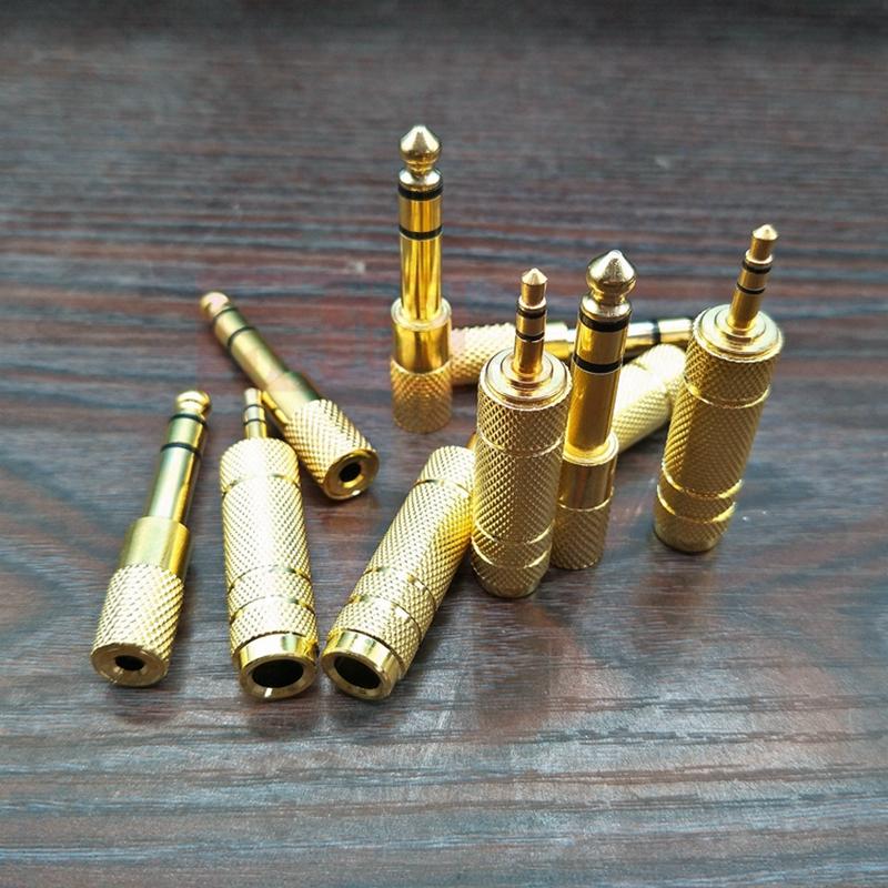 6,5mm Buchse Weiblich Zu 3,5mm Stecker Männlichen Stereo Audio Adapter Jack Converter Mikrofon