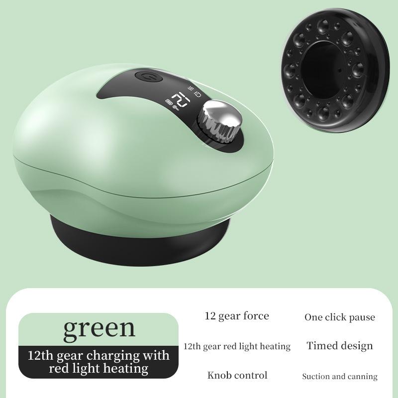 

Electric Body Guasha Massager Vacuum Cupping Guasha Scraping Body Massager Suction Cup Heating Fat Burner Body Massger